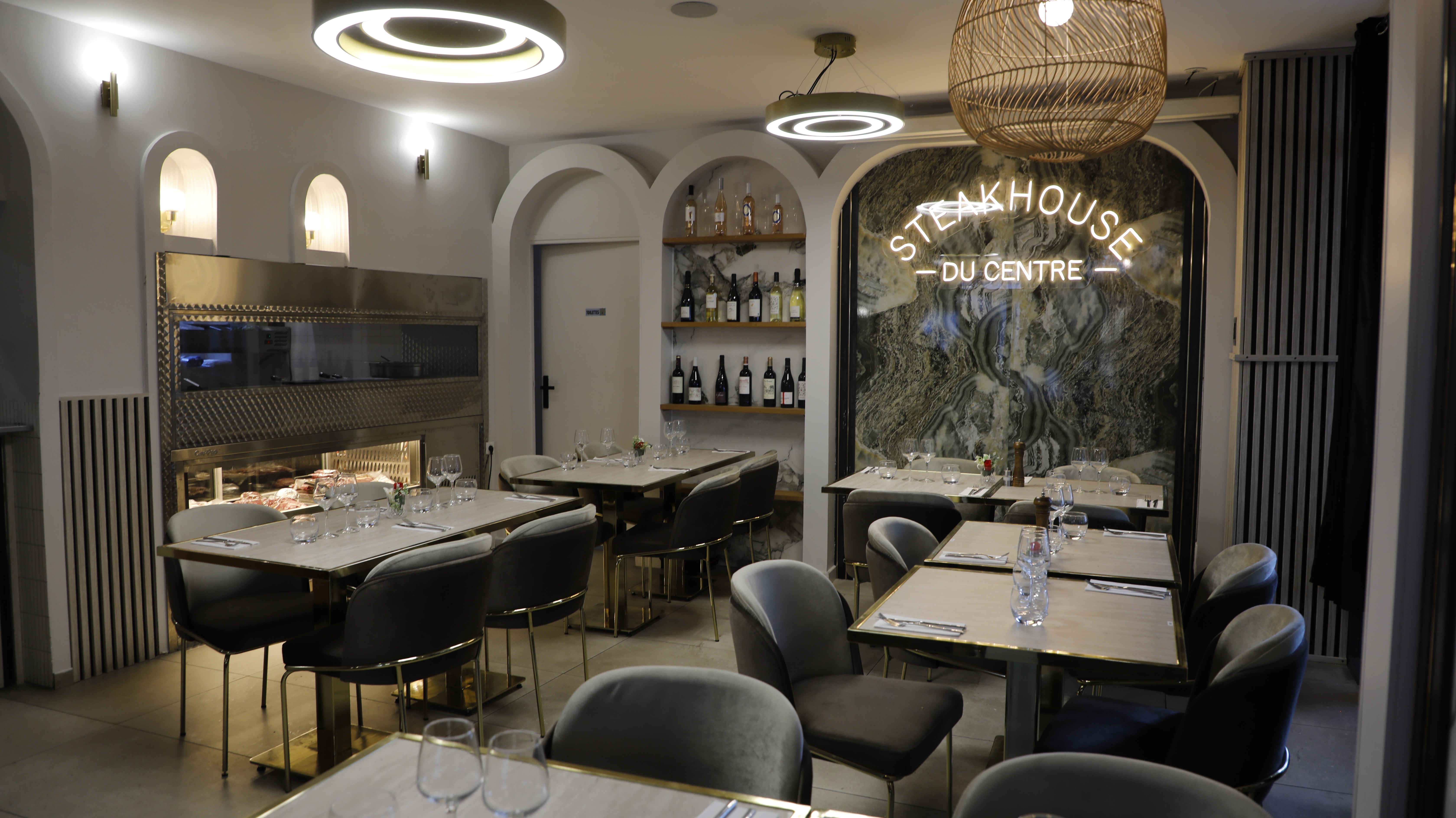 Grillade servie au Steak House Centre
